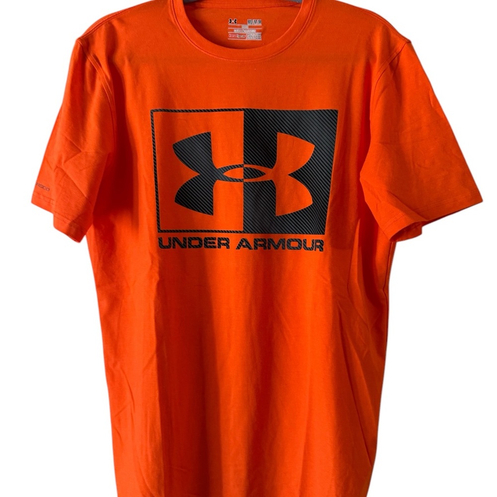Under Armour Orange Short Sleeve Tee with Graphic Print
